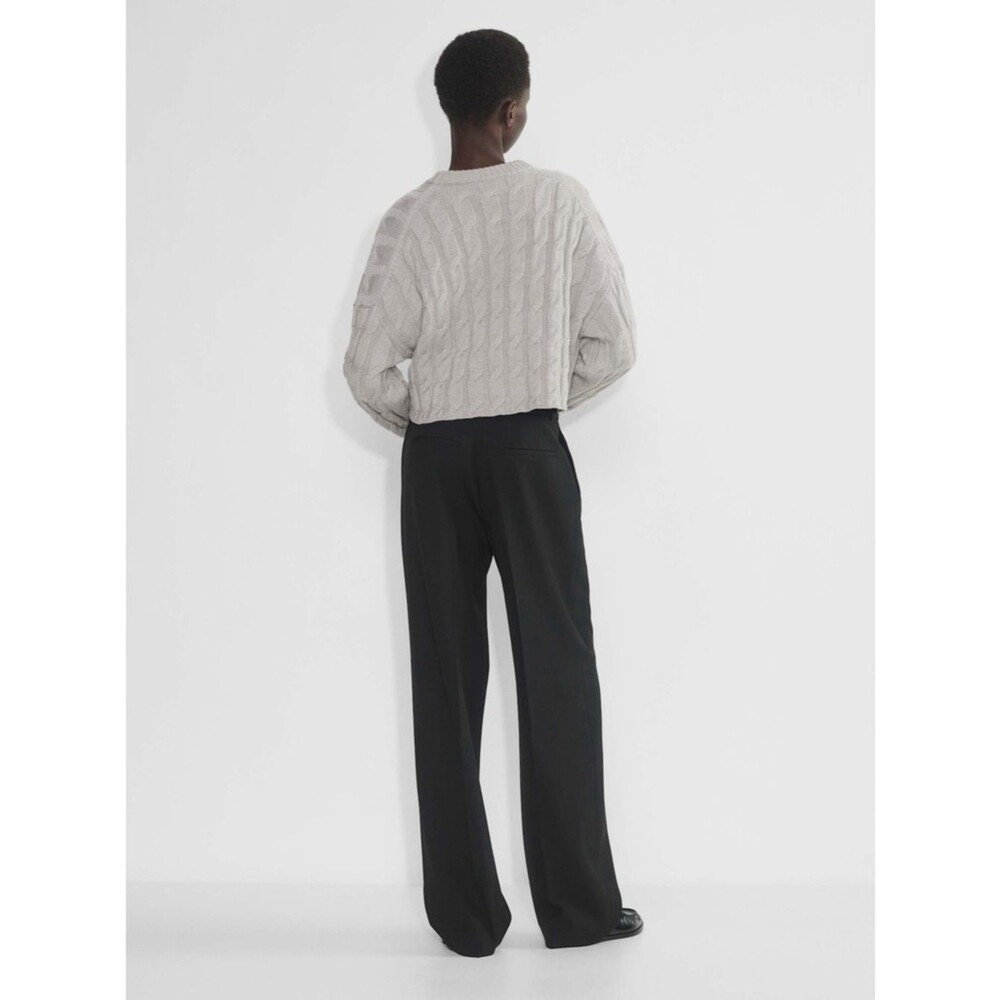 Aritzia Babaton Glory Merino Wool Sweater | Oatmeal | Small - Picture 7 of 9